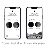 Need the same moon phase phone wallpaper? (Sent via e-mail)