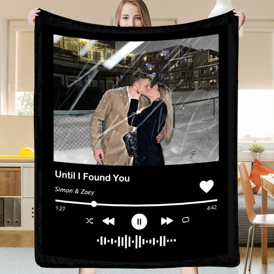 50% OFF🔥Custom Custom Music and Photo Starlight Blanket