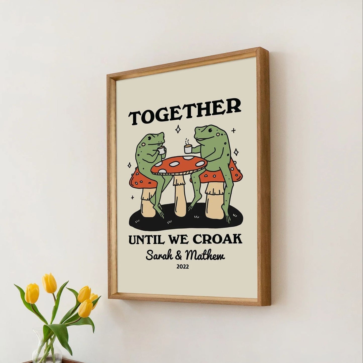 50% OFF🐸Personalized Frog Illustration Frame