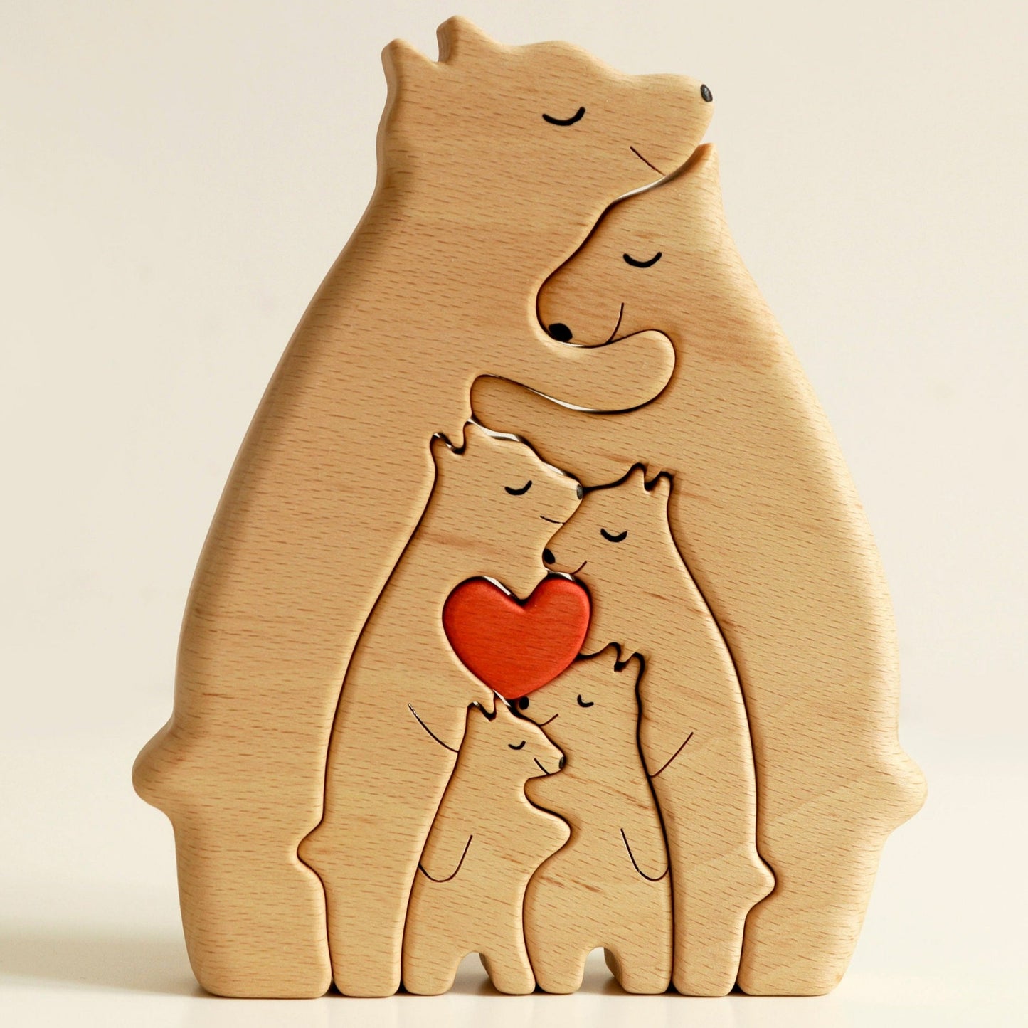 50% OFF🔥Wooden Bears Family Puzzle